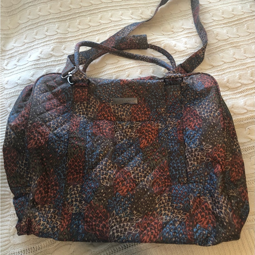 Cynthia Rowley Weekender Duffel Bag With Paisley Print